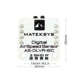 Wholesale MATEKSYS MATEK DIGITAL AIRSPEED SENSOR AS-DLVR-I2C 4~5.5V 5mA for RC FPV Racing Freestyle Drones DIY Parts